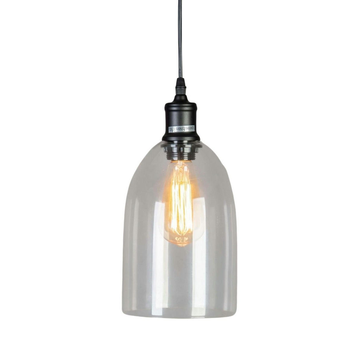 HÄNGELEUCHTE Gloria, Transparant, 30cm - Transparent, Glas (30/16/30cm) - KOSILUM