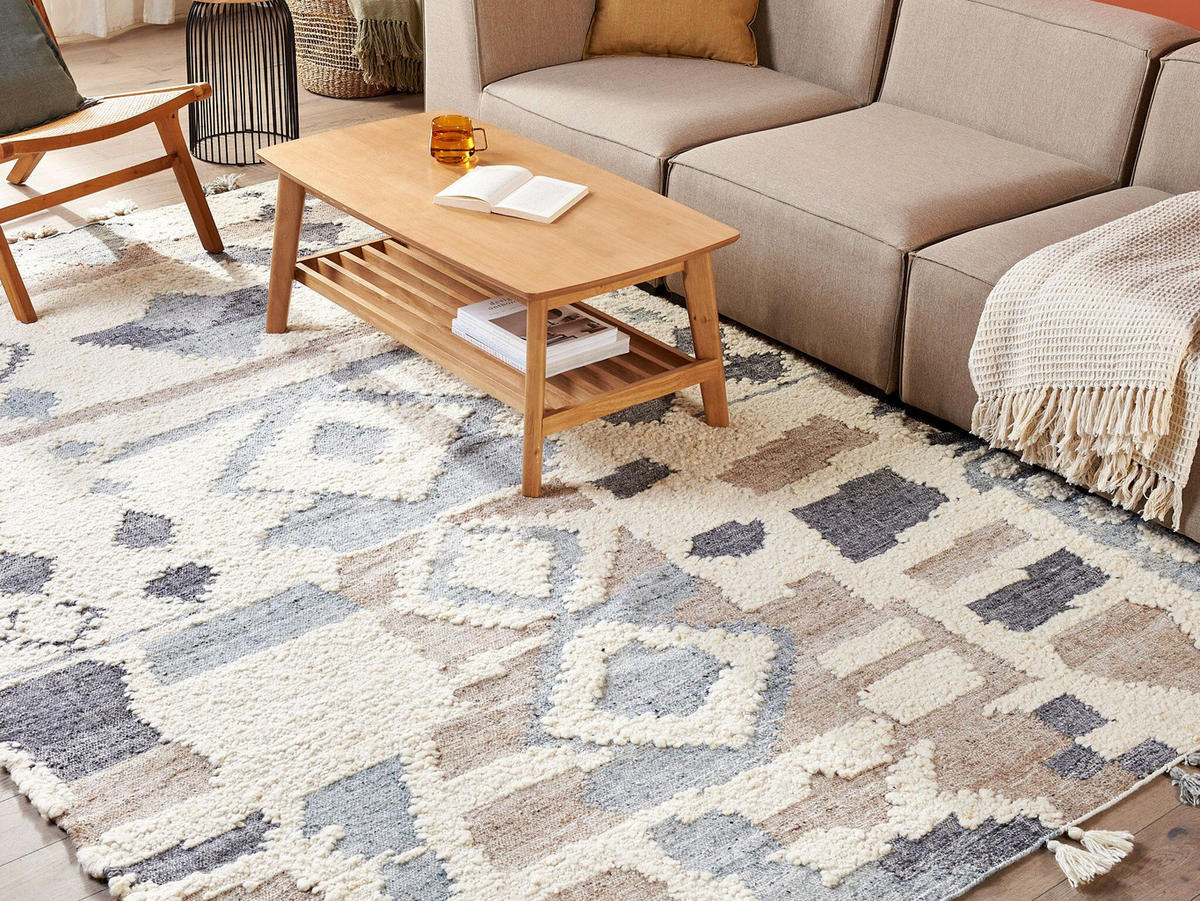 KELIM-TEPPICH Mrgavet 300/200 cm - Multicolor, Textil (200/300cm) - Beliani