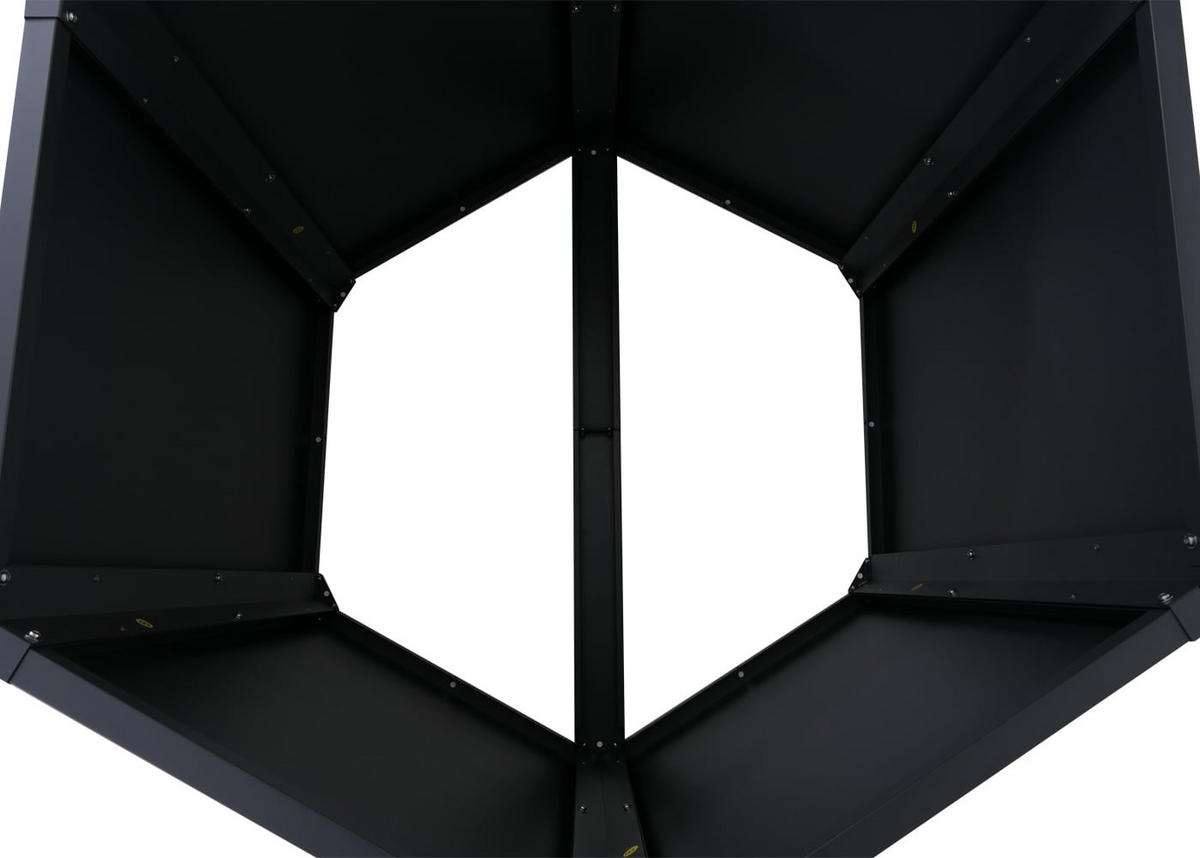 HOCHBEET 77x100x88cm Anthrazit - Anthrazit, Metall (100/77/88cm) - PROREGAL