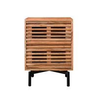 NACHTTISCH Slide Braun 35/45/63 cm - Braun, Holz (45/63/35cm) - Hoyz Collection