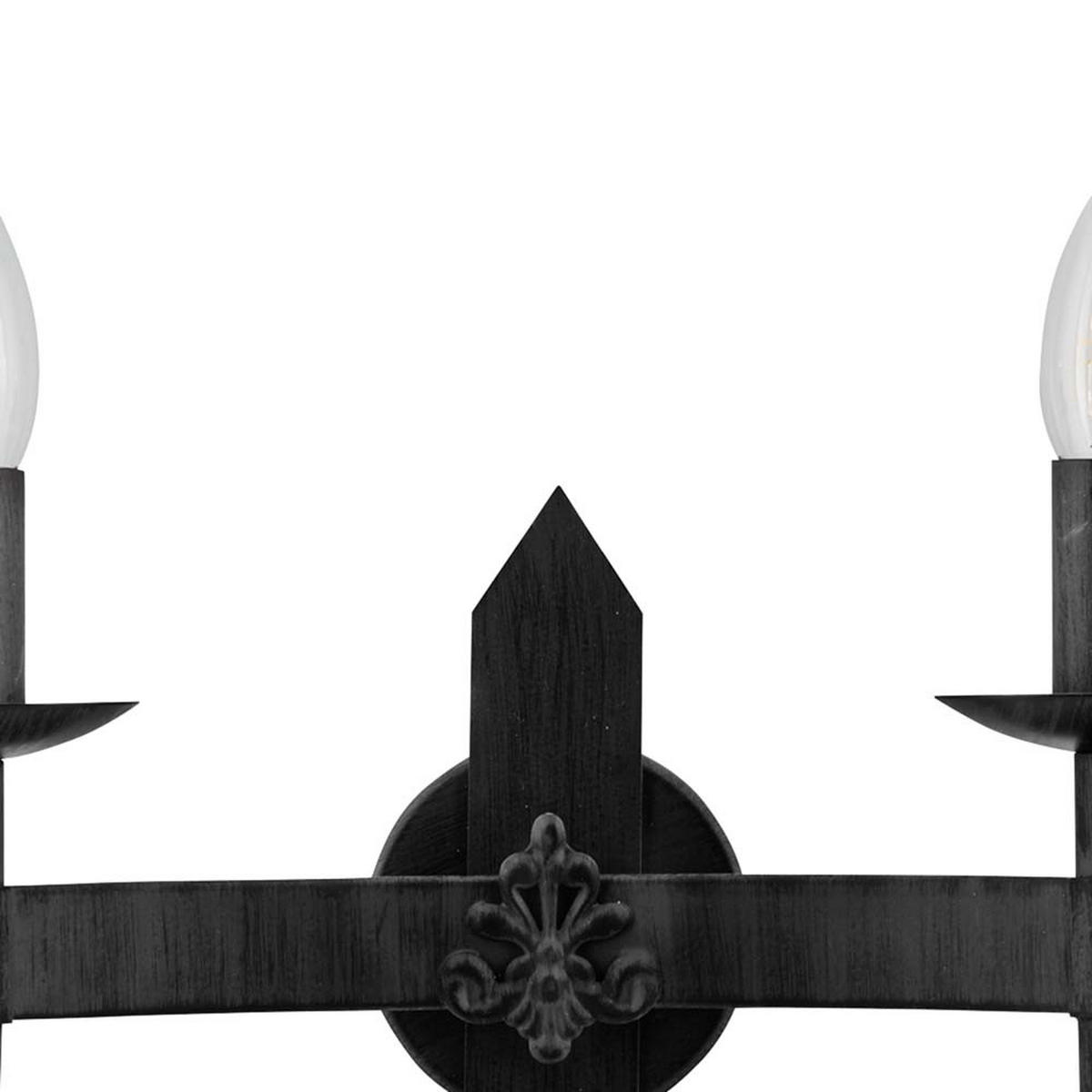 WANDLEUCHTE Schwarz Metall - Schwarz, Metall (34/21.5/14cm)