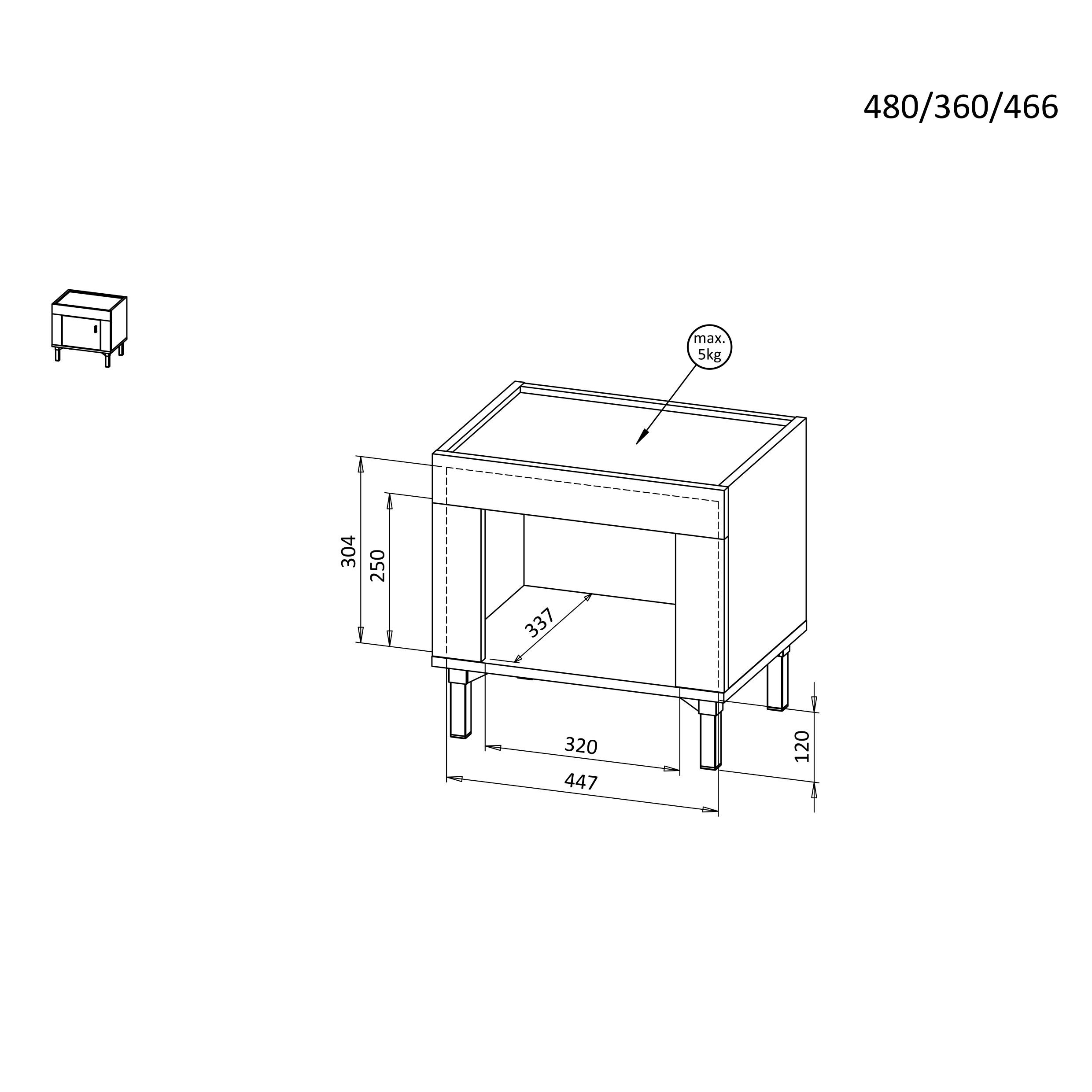 Thumbnail - Beautysofa Nachttisch, Kaschmir, Holzwerkstoff, 48x47x36 cm, Schlafzimmer, Nachttische