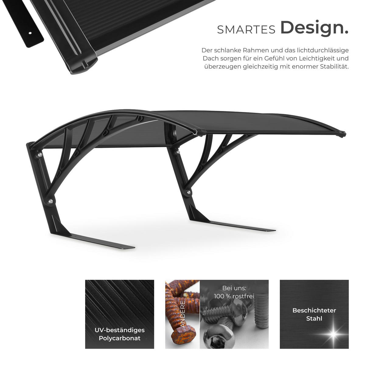 RASENMÄHER-ROBOTER-GARAGE Domus, 81 x 100 x 48 cm, schwarz - Schwarz, Metall (81/48/100cm) - tectake