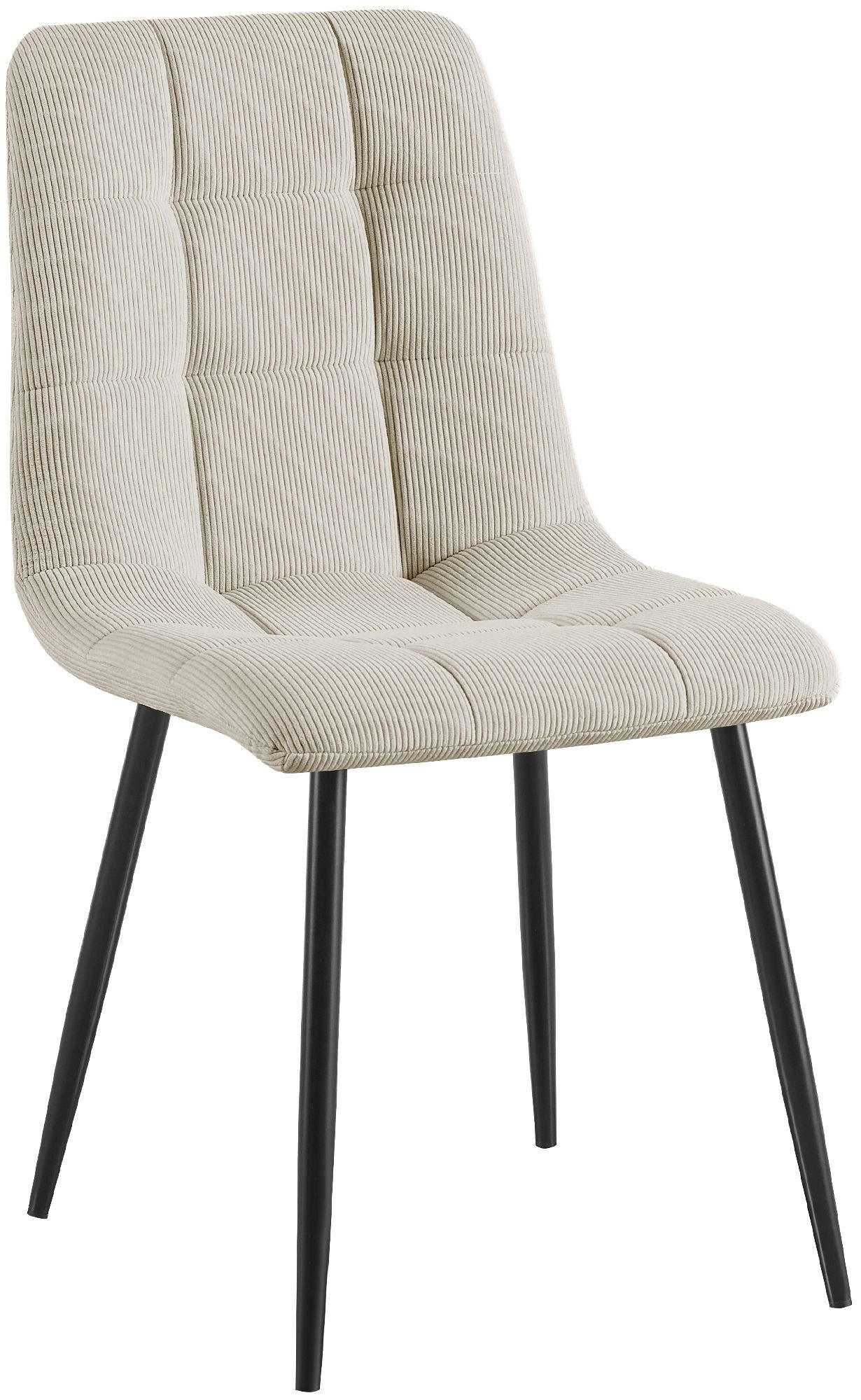 furnicato Esszimmerstuhl Creme 45x84x55 cm