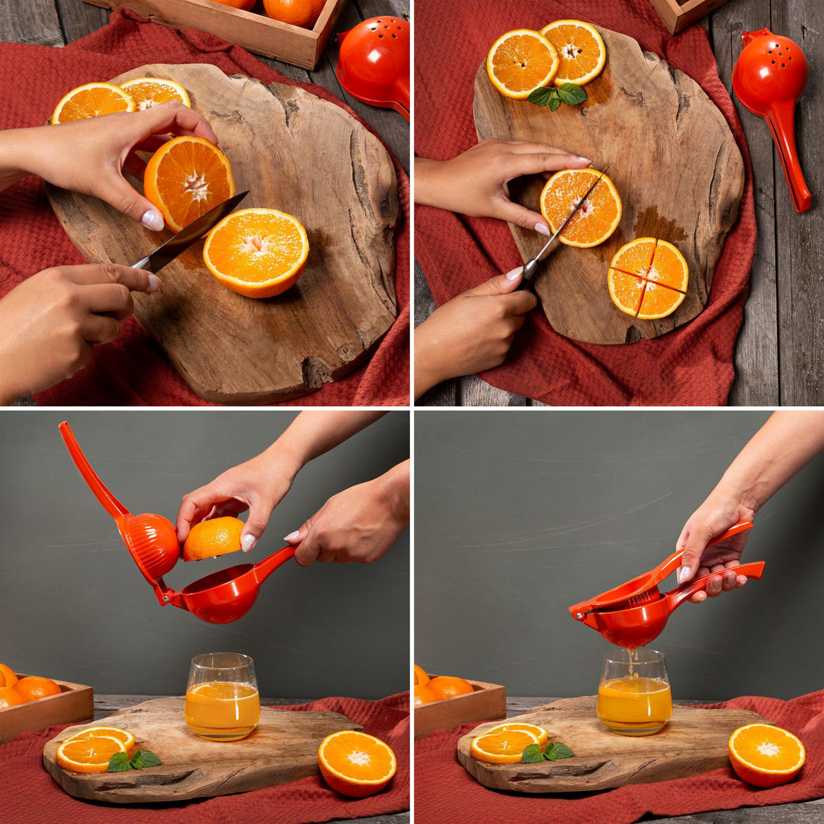 ORANGENPRESSE, orange, Metall - Orange, Metall (9cm) - bremermann