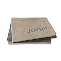 WOHNDECKE MELANGE-DoubleFace Sand-Stein 150 x 200cm - Grau, Textil (150/200cm) - Joop!