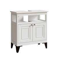 WASCHBECKENUNTERSCHRANK Vanity Weiß 60 x 65 cm - Weiß, Holzwerkstoff (60/65/30cm) - Vicco