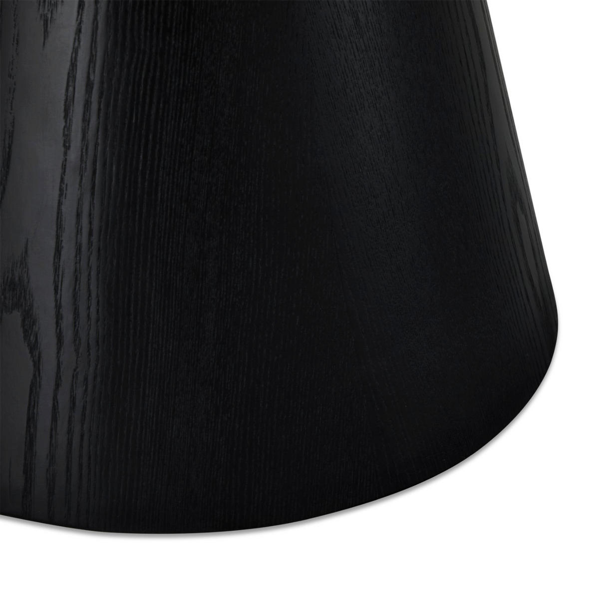 COUCHTISCH rund Schwarz 80/80/45 cm - Schwarz, Holz (80/80/45cm) - Furnhouse
