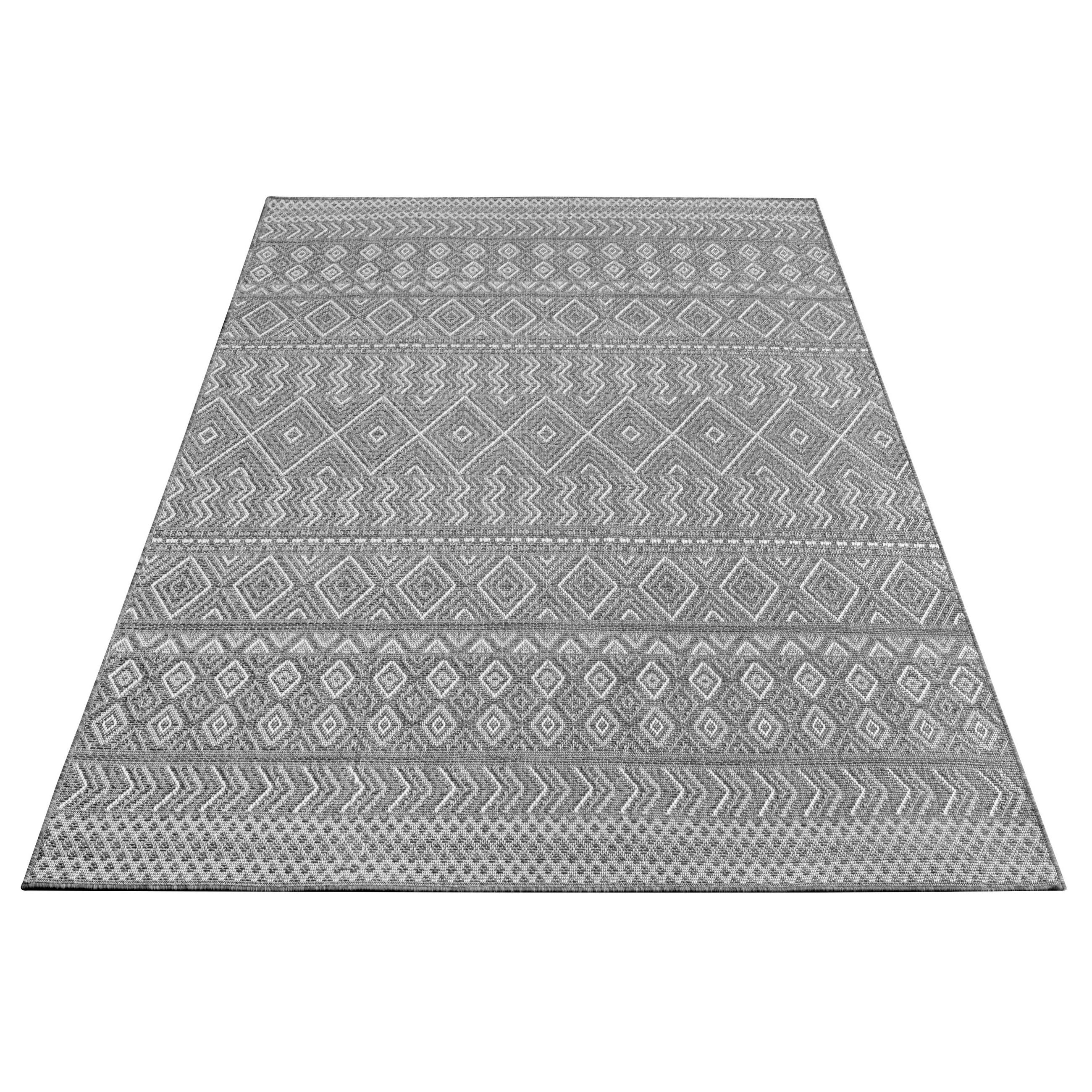 OUTDOORTEPPICH 200/200 cm Vermont 190 - Grau, Textil (200/200cm) - Paco Home