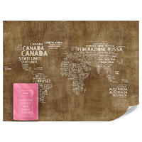 FOTOTAPETE für Büro alte italienische Weltkarte 150x105 - Beige/Braun, Papier (150/105cm) - Muralo