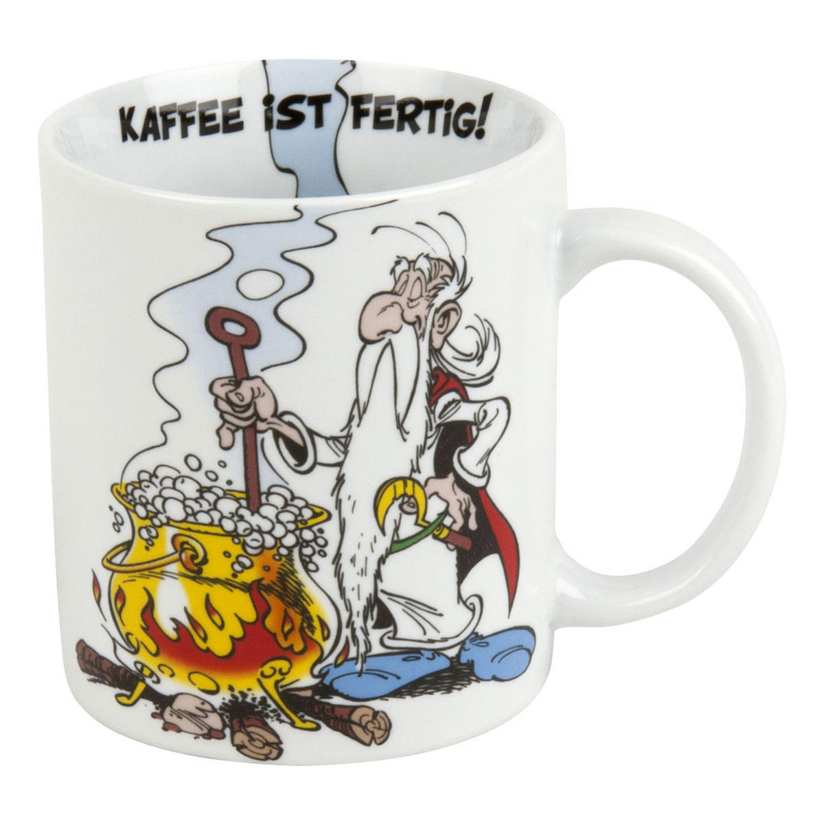KAFFEEBECHER Asterix Kaffee ist fertig - Naturfarben, Keramik (0.3L) - Könitz