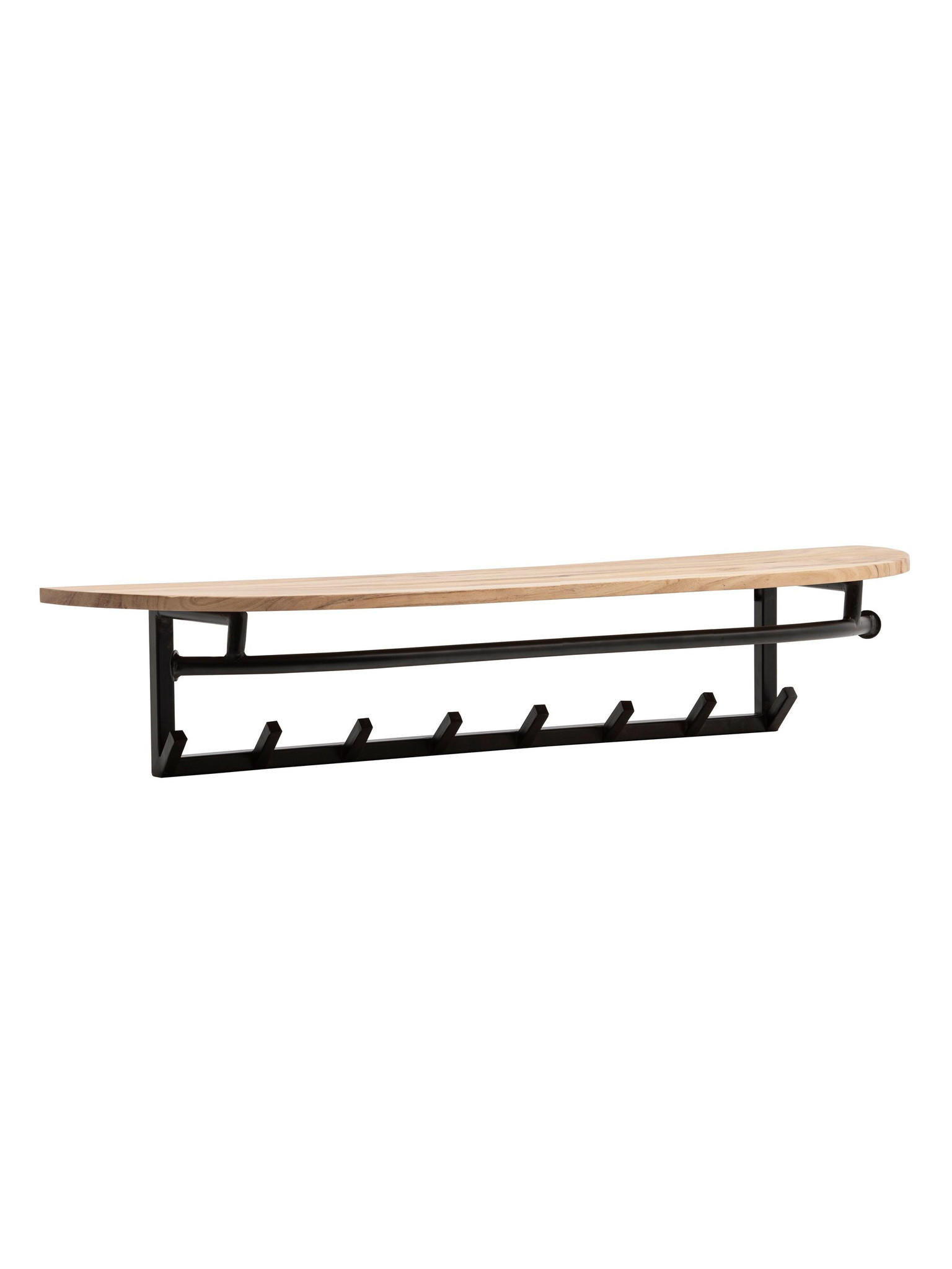 Kadima Design Wandgarderobe Akazie 100x30x20 cm