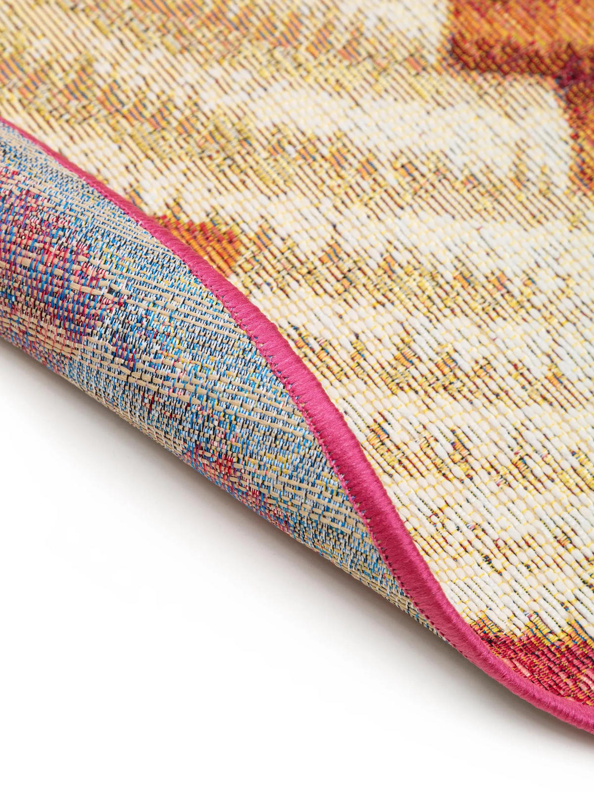 OUTDOORTEPPICH rund Kenya Multicolor ø 160 cm rund - Multicolor, Textil (160/160cm) - benuta Nest