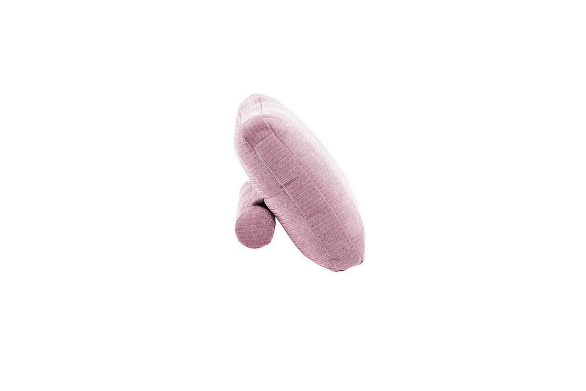 RÜCKENKISSEN SEPHI Pink Cord - Pink, Textil (70/20cm) - KAWOLA