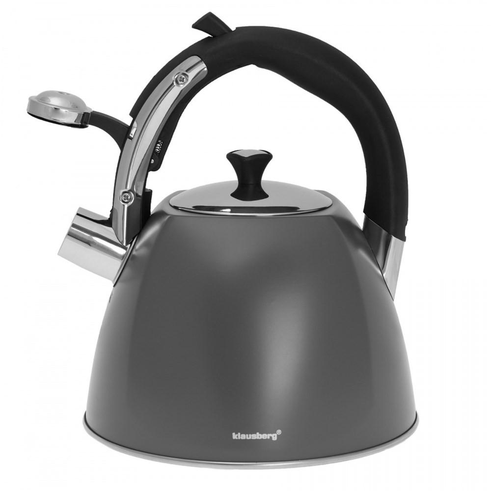 WASSERKESSEL Grau 17/20/20 cm KB7411 - Grau, Kunststoff (17cm) - Klausberg 