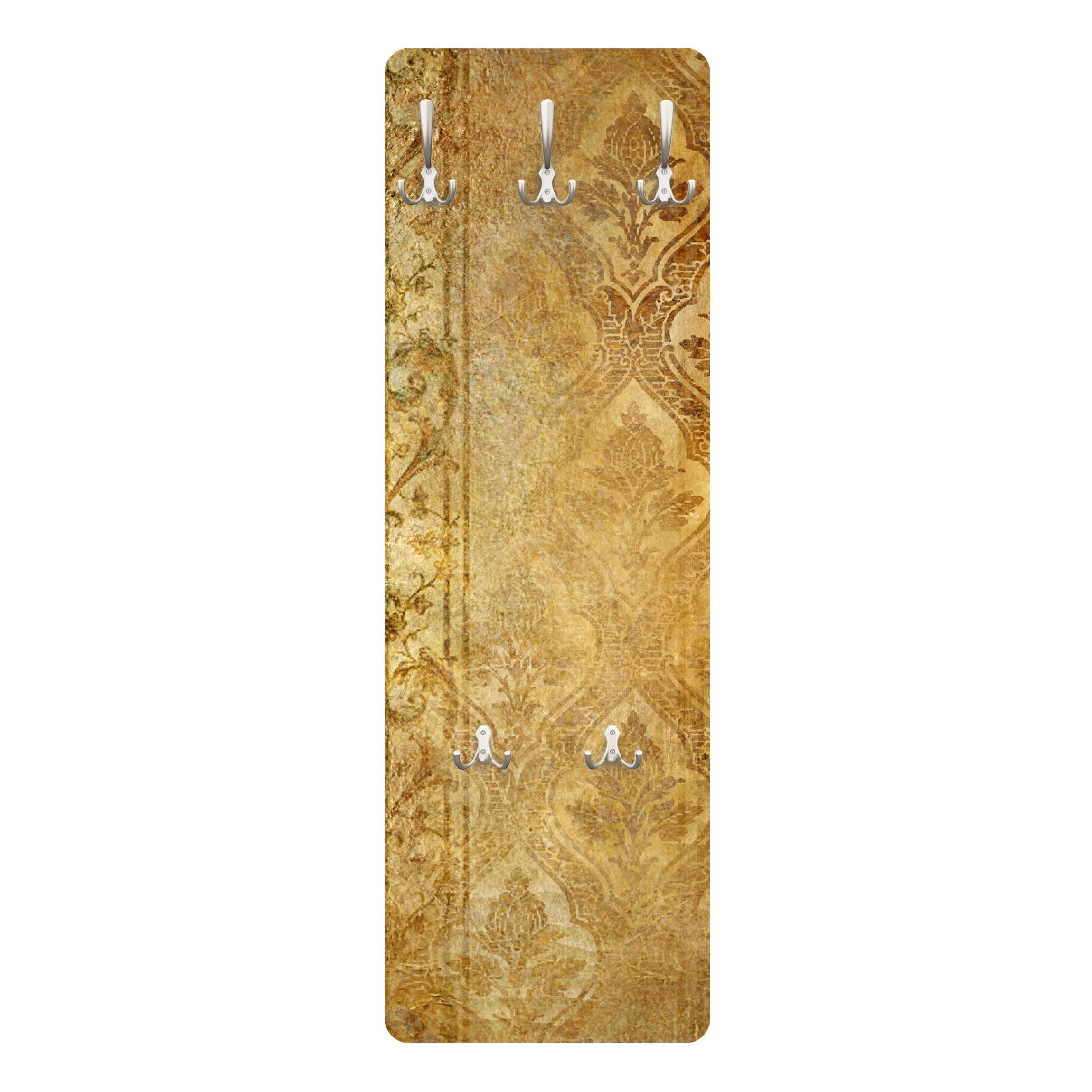 Bilderwelten Wandgarderobe Gold 34x105x1.6 cm