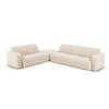 ECKSOFA links Molino aus Boucle beige 6 Sitzplätze - Beige, Textil (250/315cm) - Micadoni