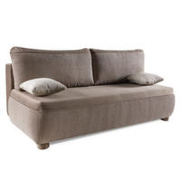 SOFA Beige Adi - Beige, Holzwerkstoff (211/88/211cm) - Sepro Meble