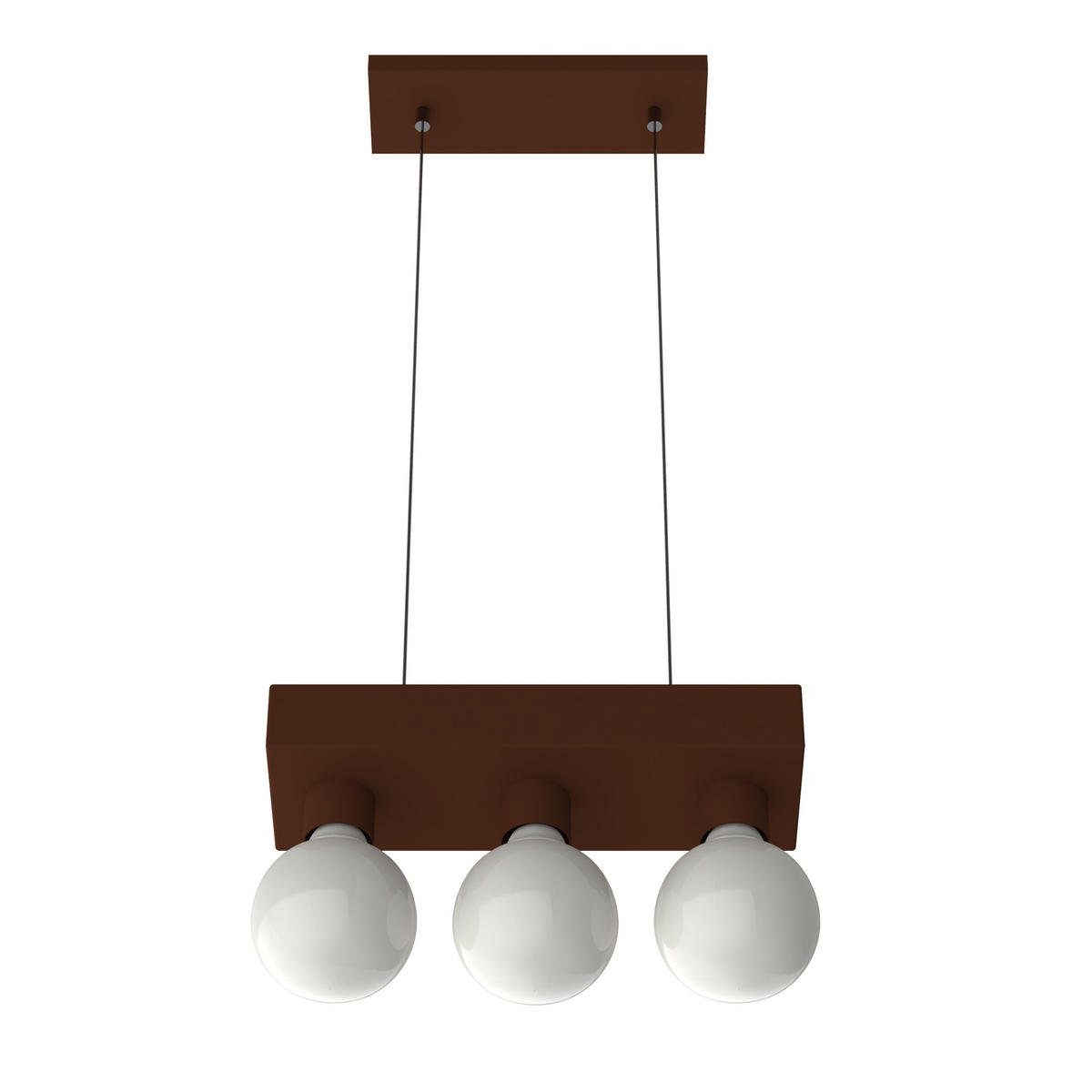 HÄNGELEUCHTE - Dunkelbraun, Metall (10/30/7.5cm) - Lumicom