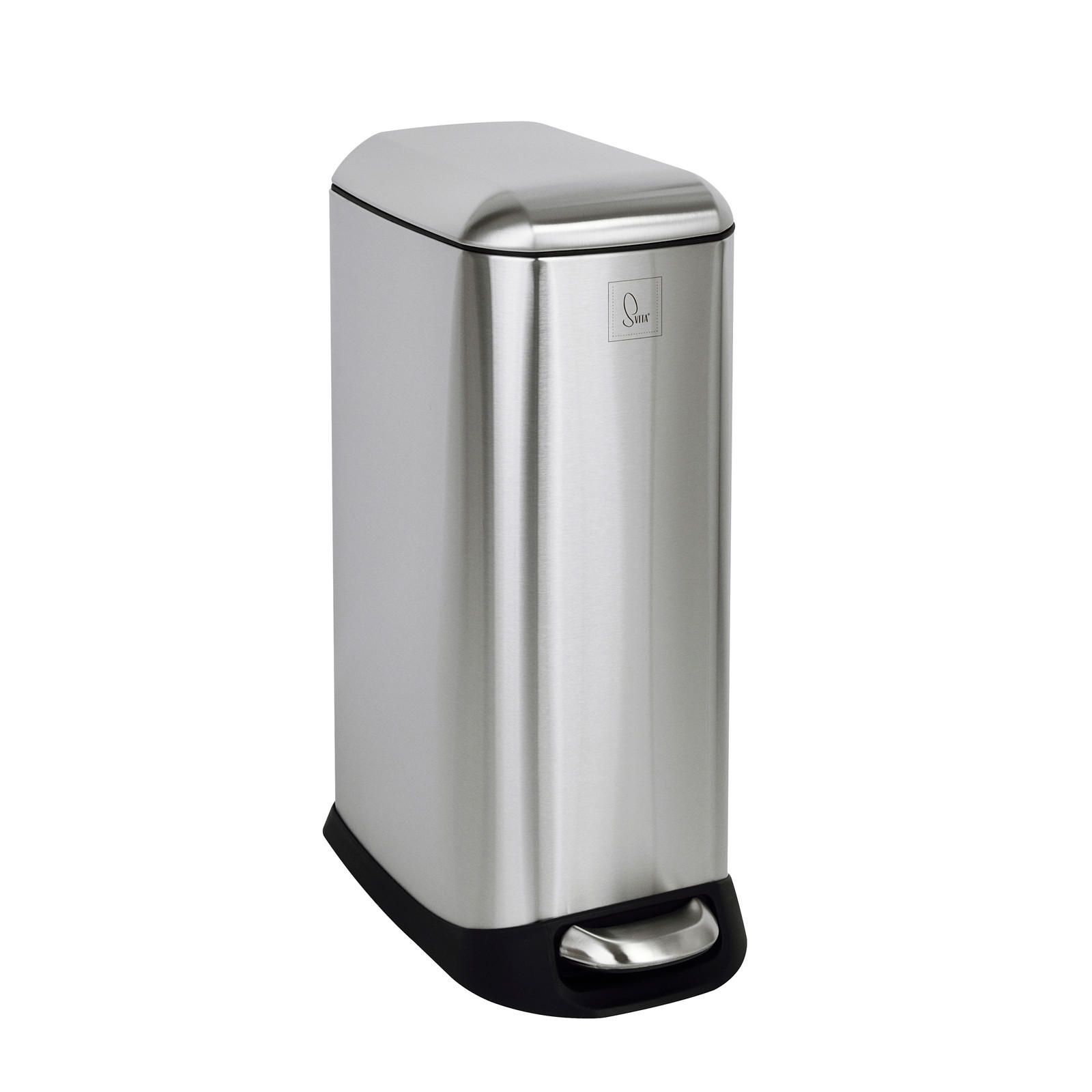 MÜLLEIMER TS20 20l Silber - Silberfarben, Metall (23.5/55.5/42cm) - SVITA