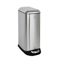 MÜLLEIMER TS20 20l Silber - Silberfarben, Metall (23.5/55.5/42cm) - SVITA