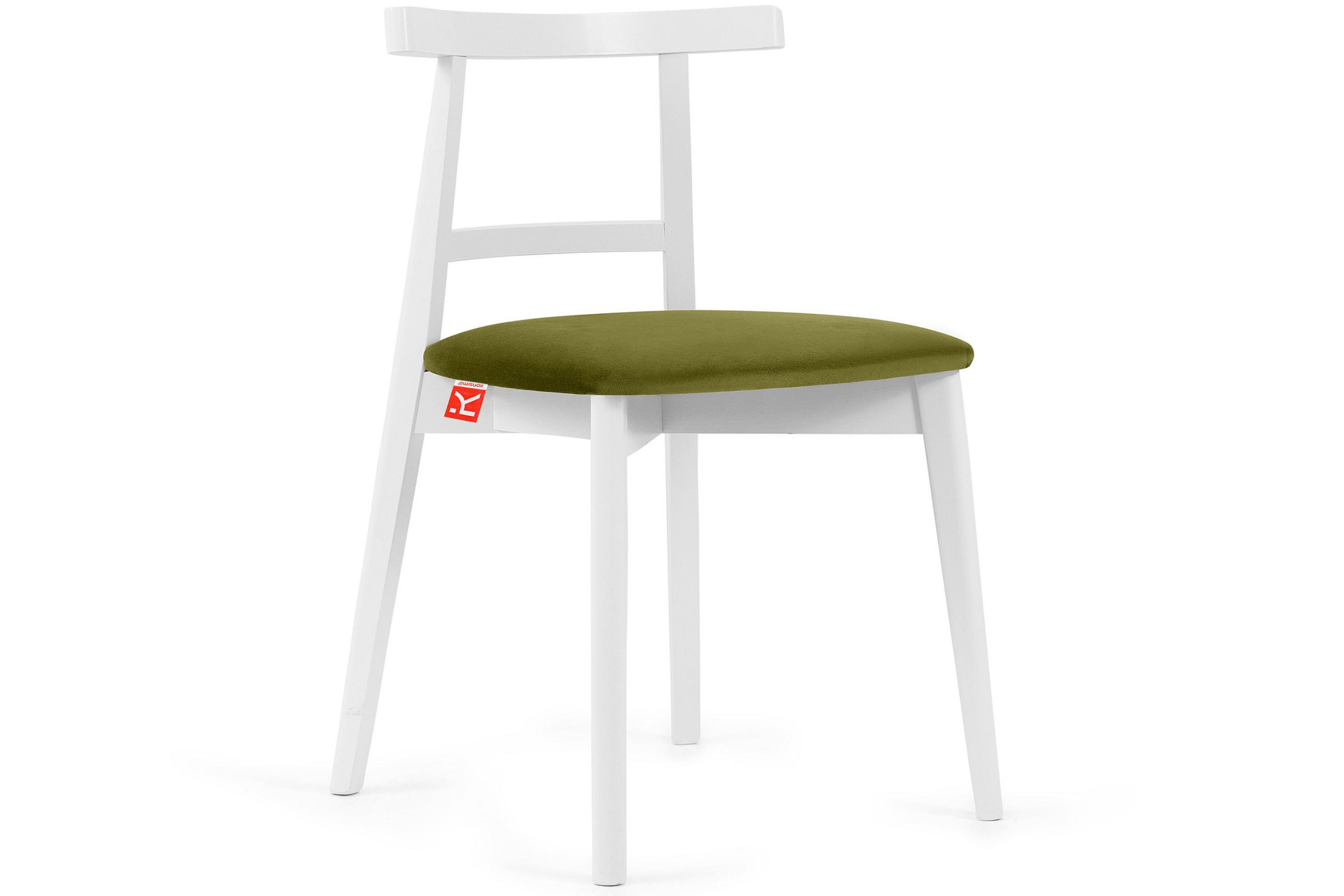 ESSTISCHSTÜHLE LILIO 2 St Vintage, Oliv / weiß - Olivgrün/Weiß, Holz/Textil (47/76/45cm) - KONSIMO®