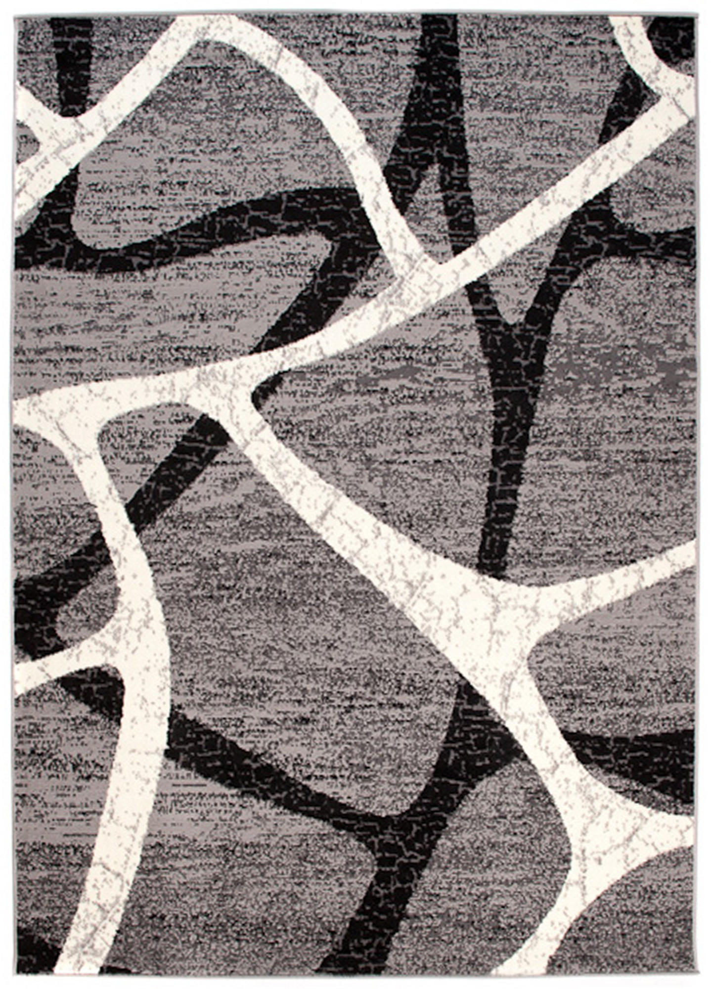 Tapiso Teppich Grau 80x150 cm