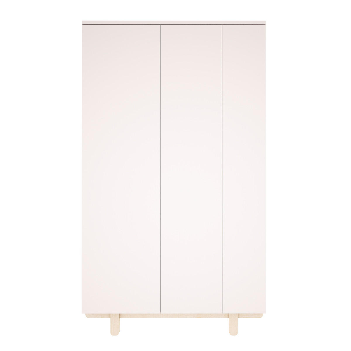 SKŘÍŇ 2DVEŘOVÁ Romy Bílá - bílá, kompozitní dřevo (115/190/50cm) - Petits-meubles