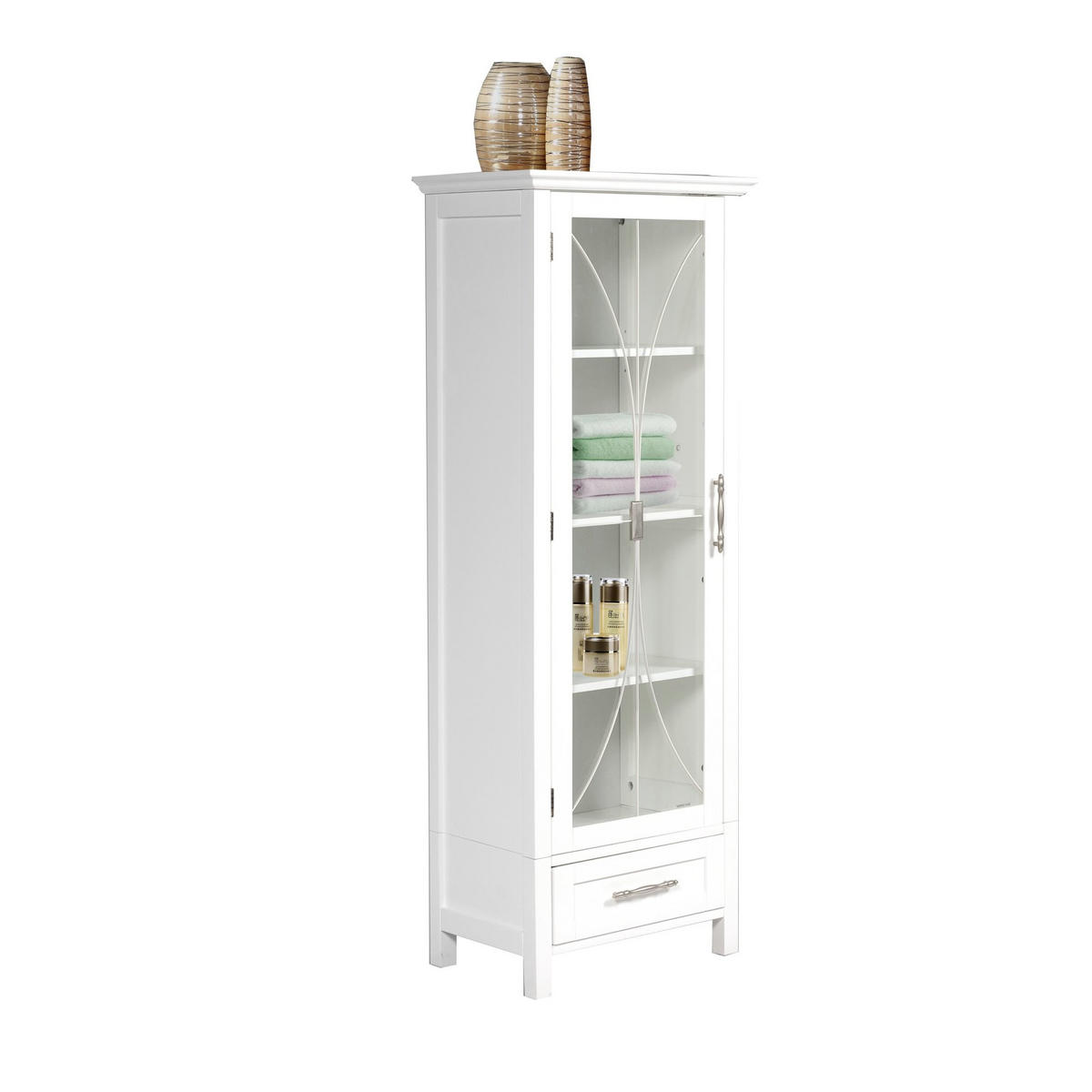 MIDISCHRANK Weiß - Weiß, Holzwerkstoff (34.3/123.2/123.2cm) - Teamson Home