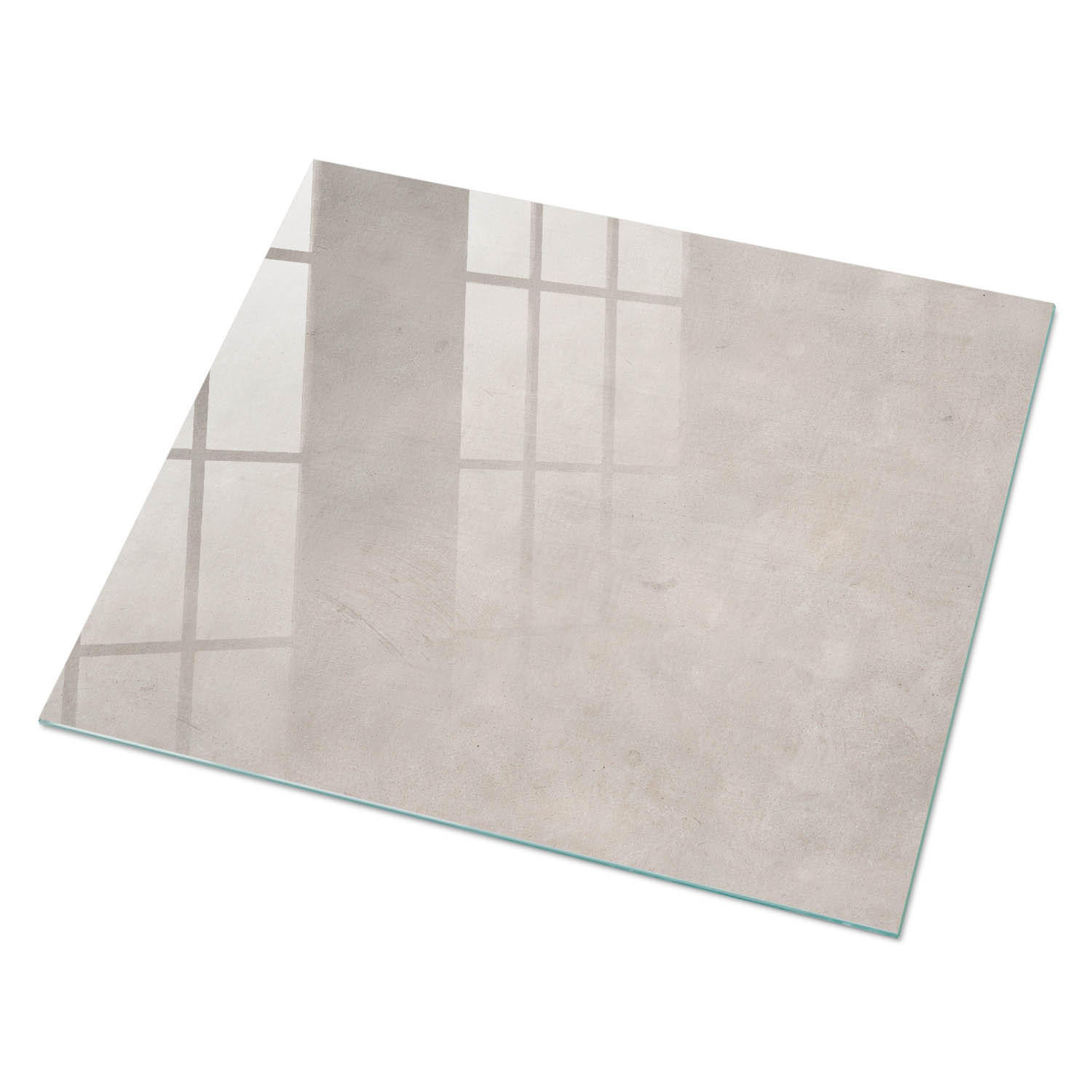 ArtPrintCave Glasplatte Beige 80x60x0.4 cm