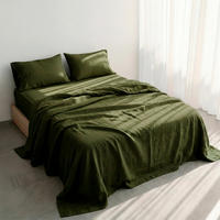 OBERLAKEN Basic Olivgrün 180x270 cm (Komfortgrösse) - Olivgrün, Textil (180/270cm) - Happy Friday