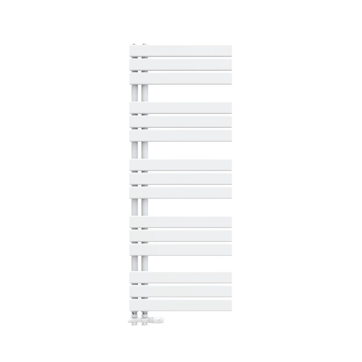HEIZKÖRPER wasserführend weiß 132/50/5,9 cm - Weiß, Metall (50/132/5.9cm) - EMKE