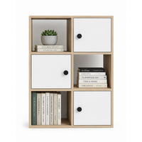 BÜCHERREGAL Tilton Eiche Weiss - Eichefarben/Weiß, Holzwerkstoff (25/93/72cm) - Decorotika