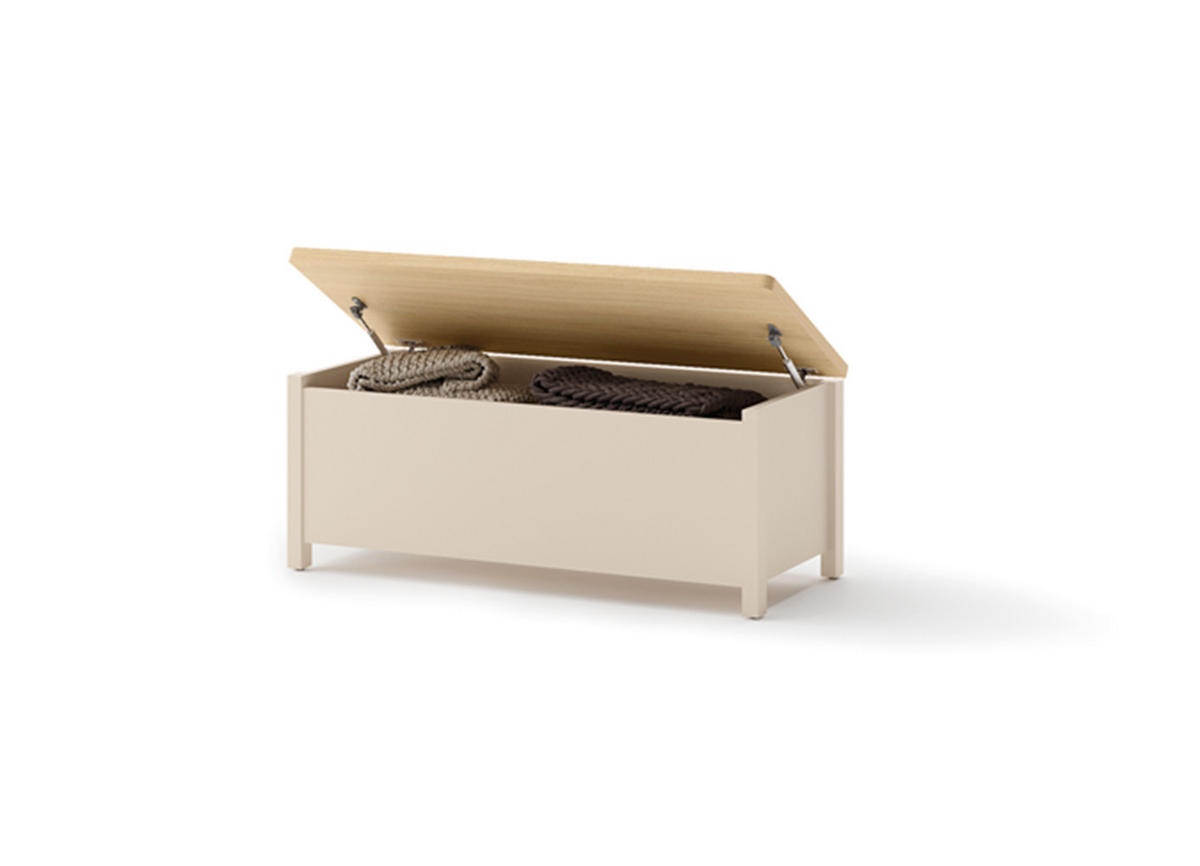 KINDERSITZBANK STORY 10 - Eichefarben/Beige, Holzwerkstoff (99/39/42cm) - Meblini