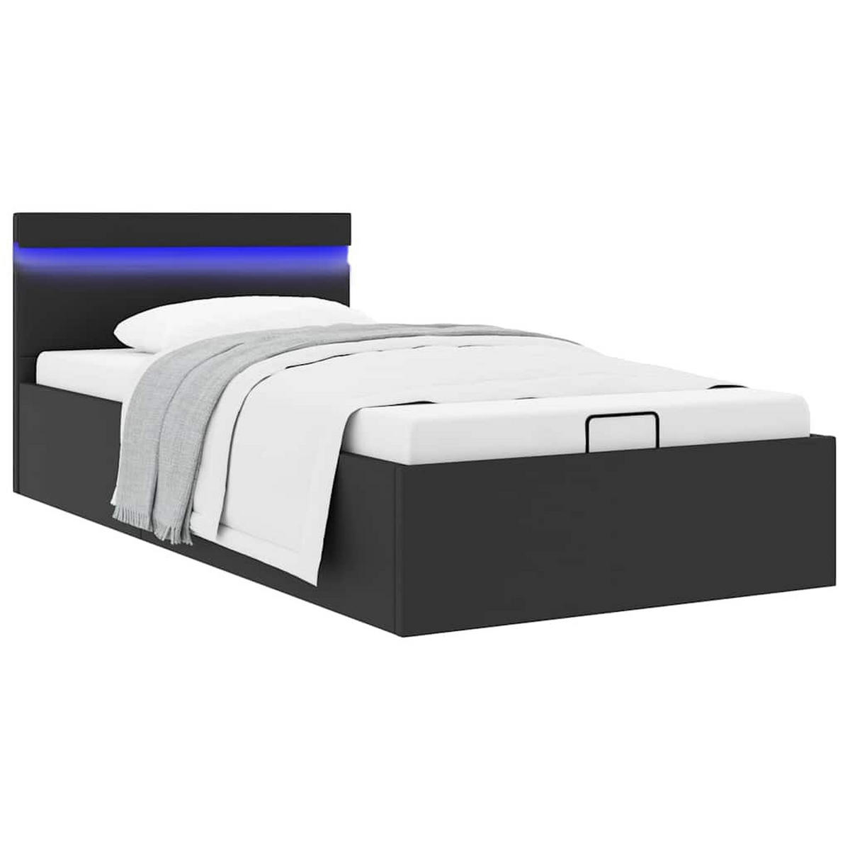 METALLBETT Janning 97/212 cm - Schwarz, Metall (90/200cm) - Nettlife