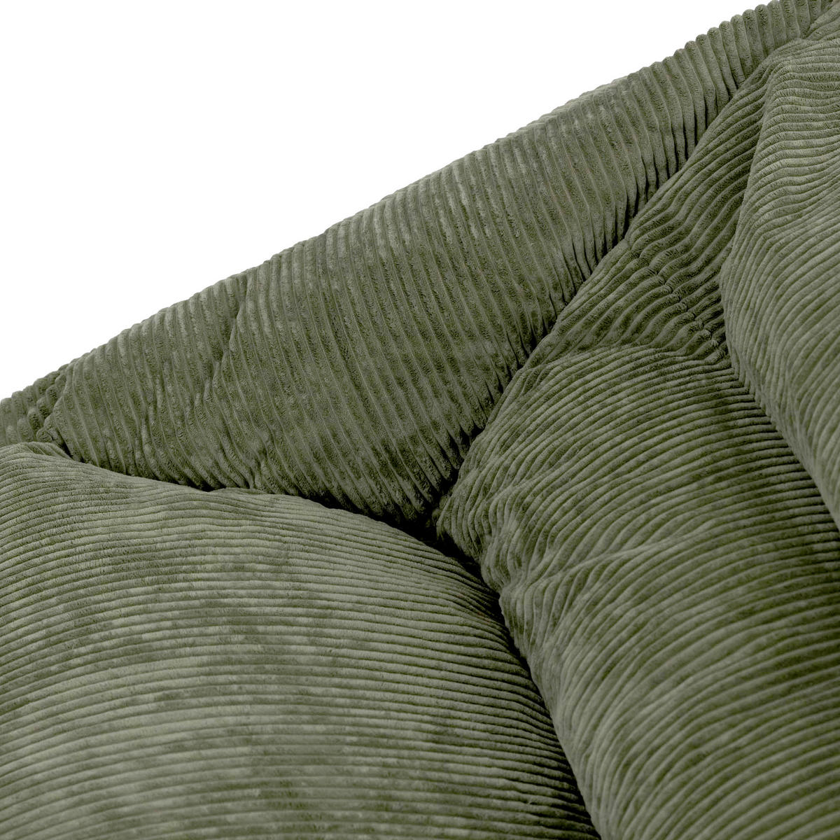 SITZSACK Sofa Cecilia Cord - Salbeigrün, Textil (160/70/93cm) - icon