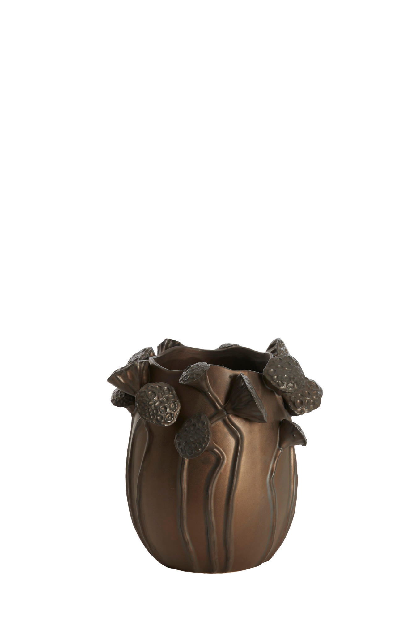VASE Lavci Braun Ø26,5/26,5 cm - Braun, Keramik (26.5cm) - Light & Living