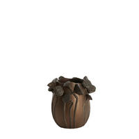 VASE Lavci Braun Ø26,5/26,5 cm - Braun, Keramik (26.5cm) - Light & Living