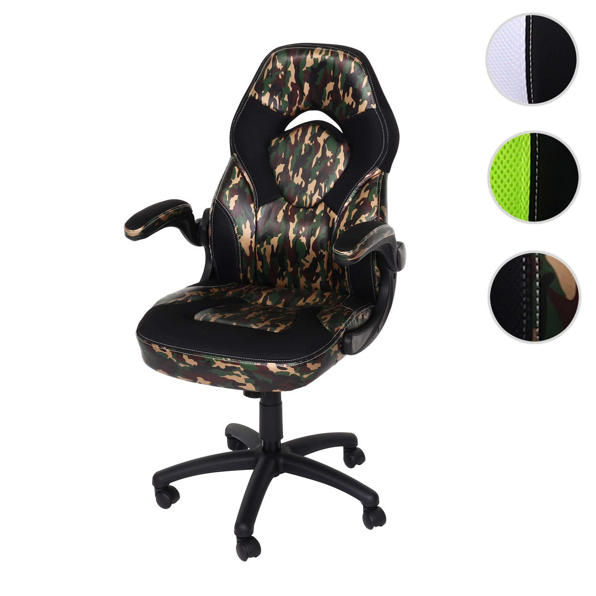 BÜROSTUHL Multicolor, Schwarz - Multicolor/Schwarz, Textil (62/116/57cm) - MCW