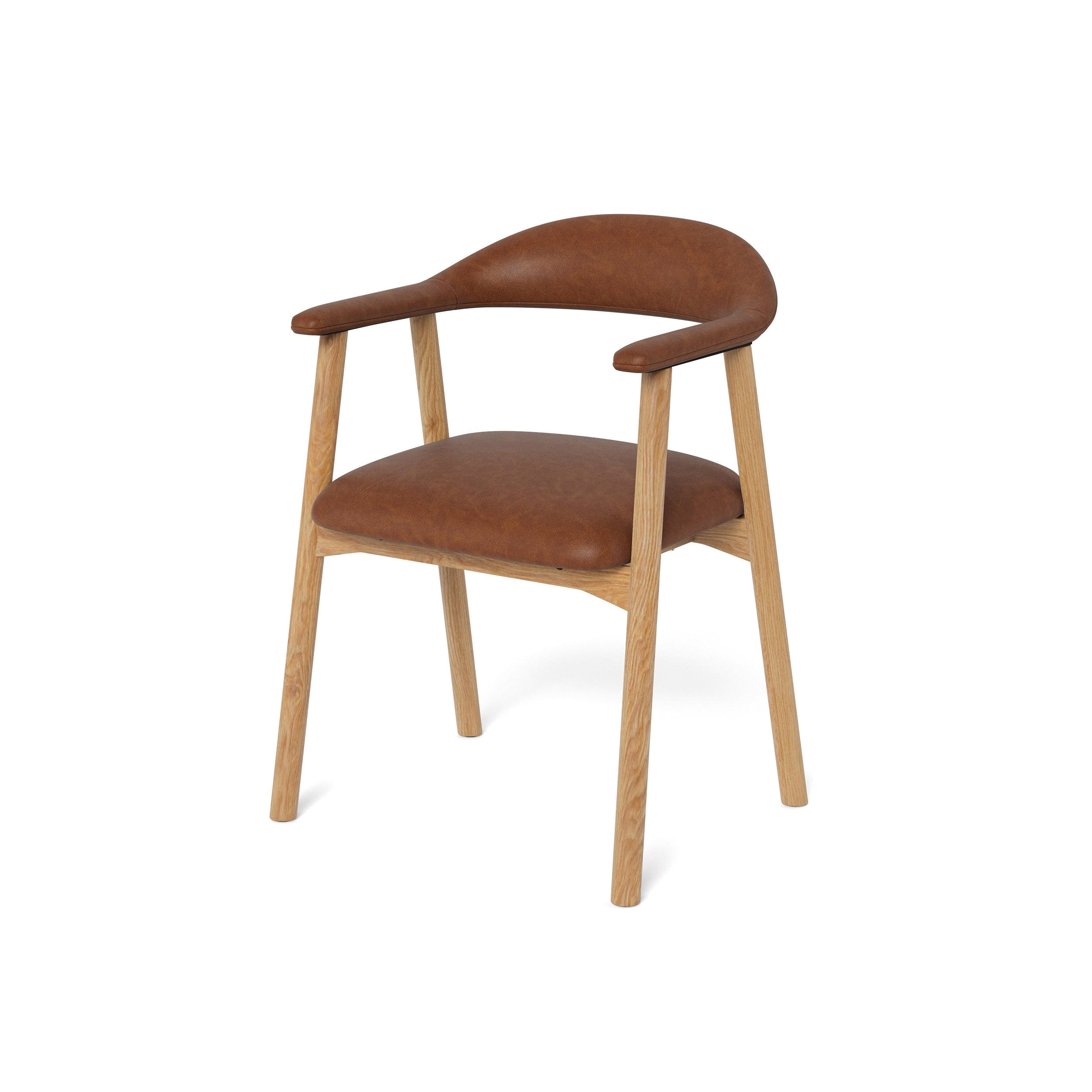 Pillovely Armlehnstuhl Braun 56x75.5x54 cm