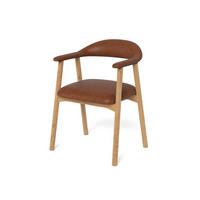 ARMLEHNSTUHL Hikari Komfort 2er-Set Retro Braun - Braun, Holz/Textil (56/75.5/54cm) - Pillovely
