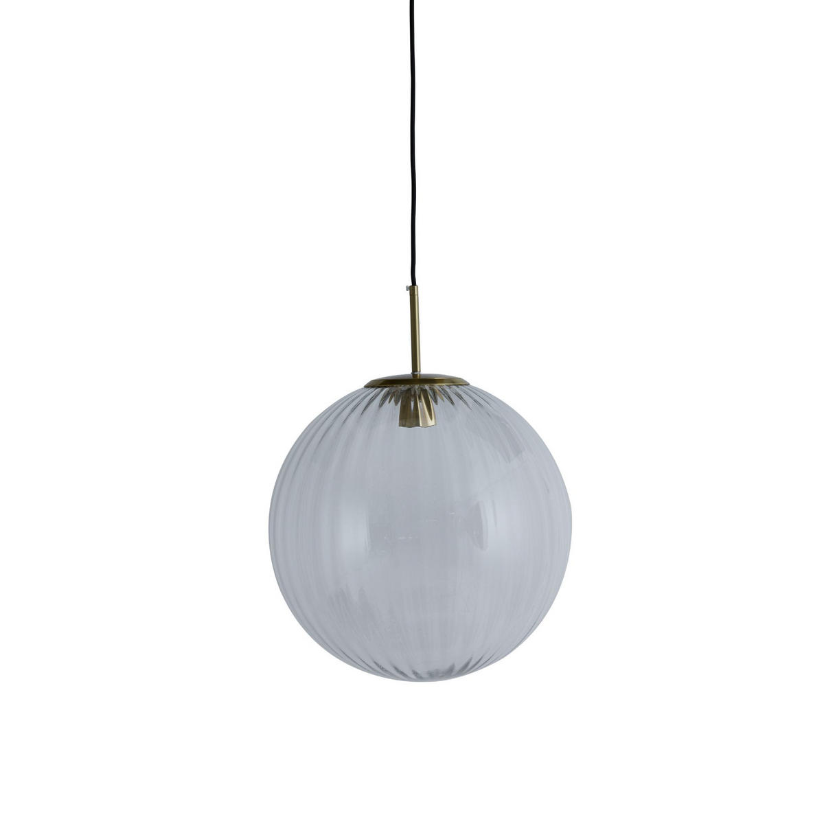 HÄNGELAMPE Magdala Grau Ø40/40 cm - Grau, Glas (40/40/40cm) - Light & Living