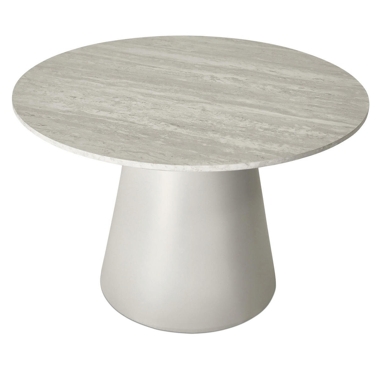 COUCHTISCH rund Grau 60/60/40 cm - Grau, Holzwerkstoff (60/60/40cm) - Furnhouse