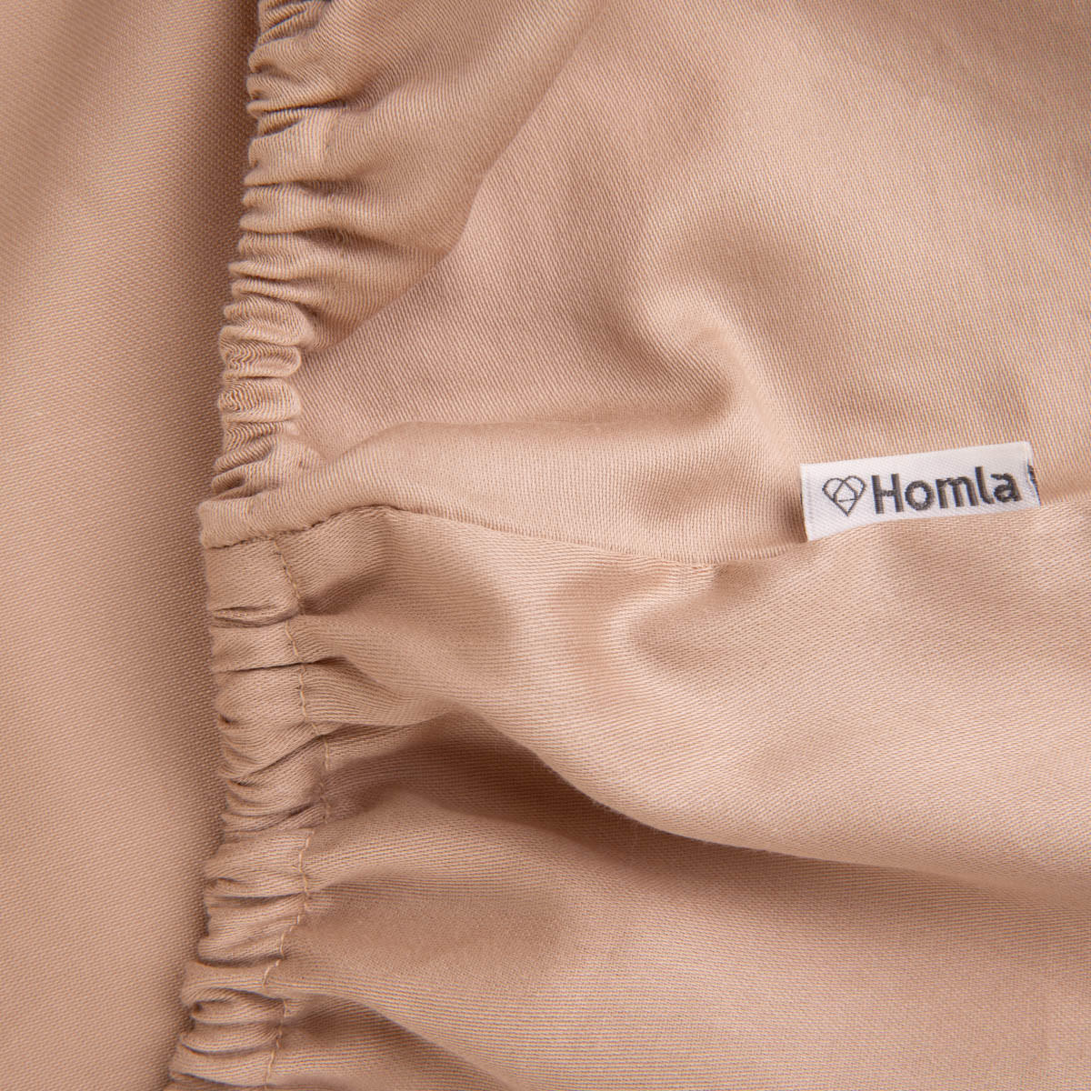 BETTLAKEN Danielle beige Satin 160/200 cm - Beige, Textil (160/200cm) - Homla