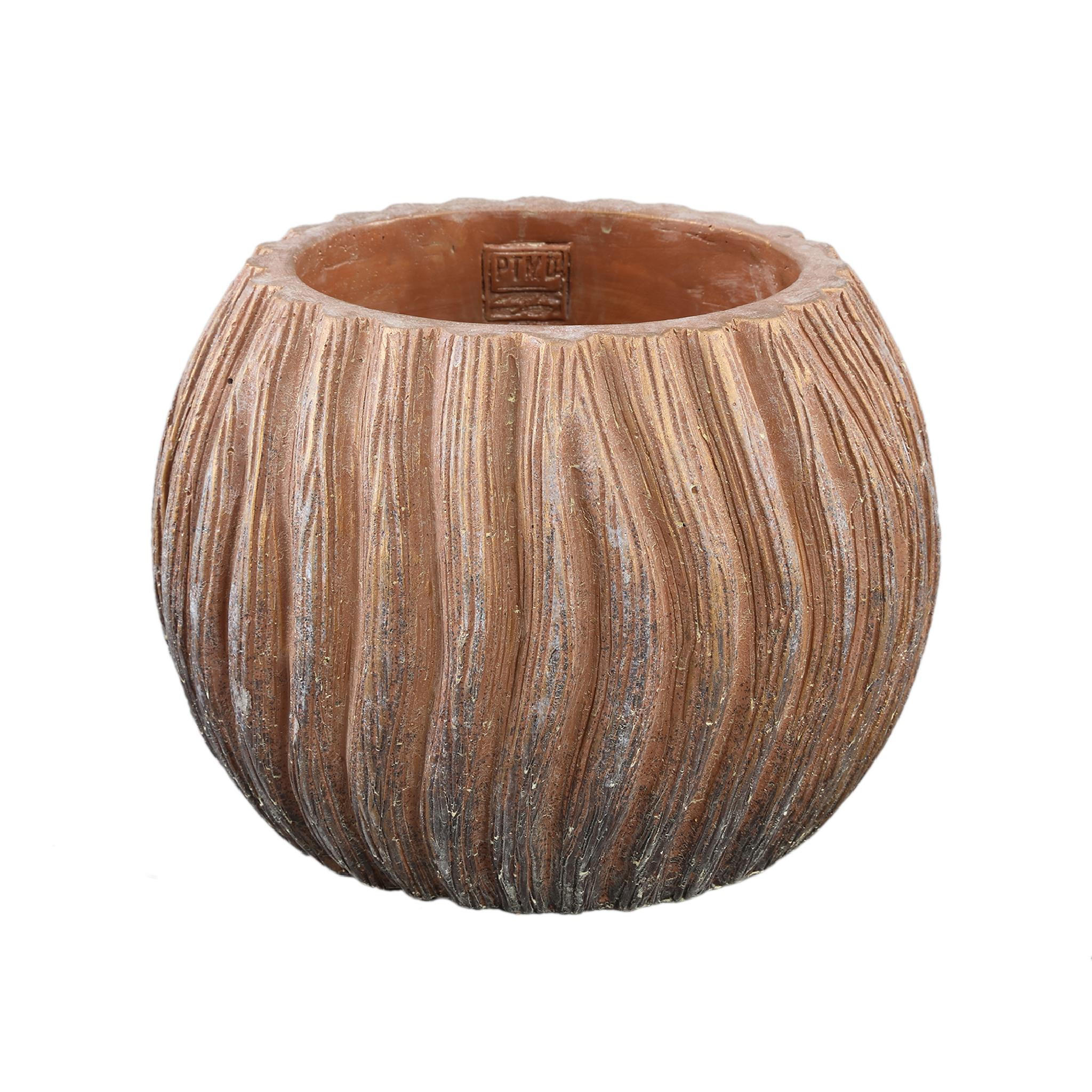 TOPF Revil Braun 23/23/17cm - Braun, Stein (17cm) - PTMD Collection