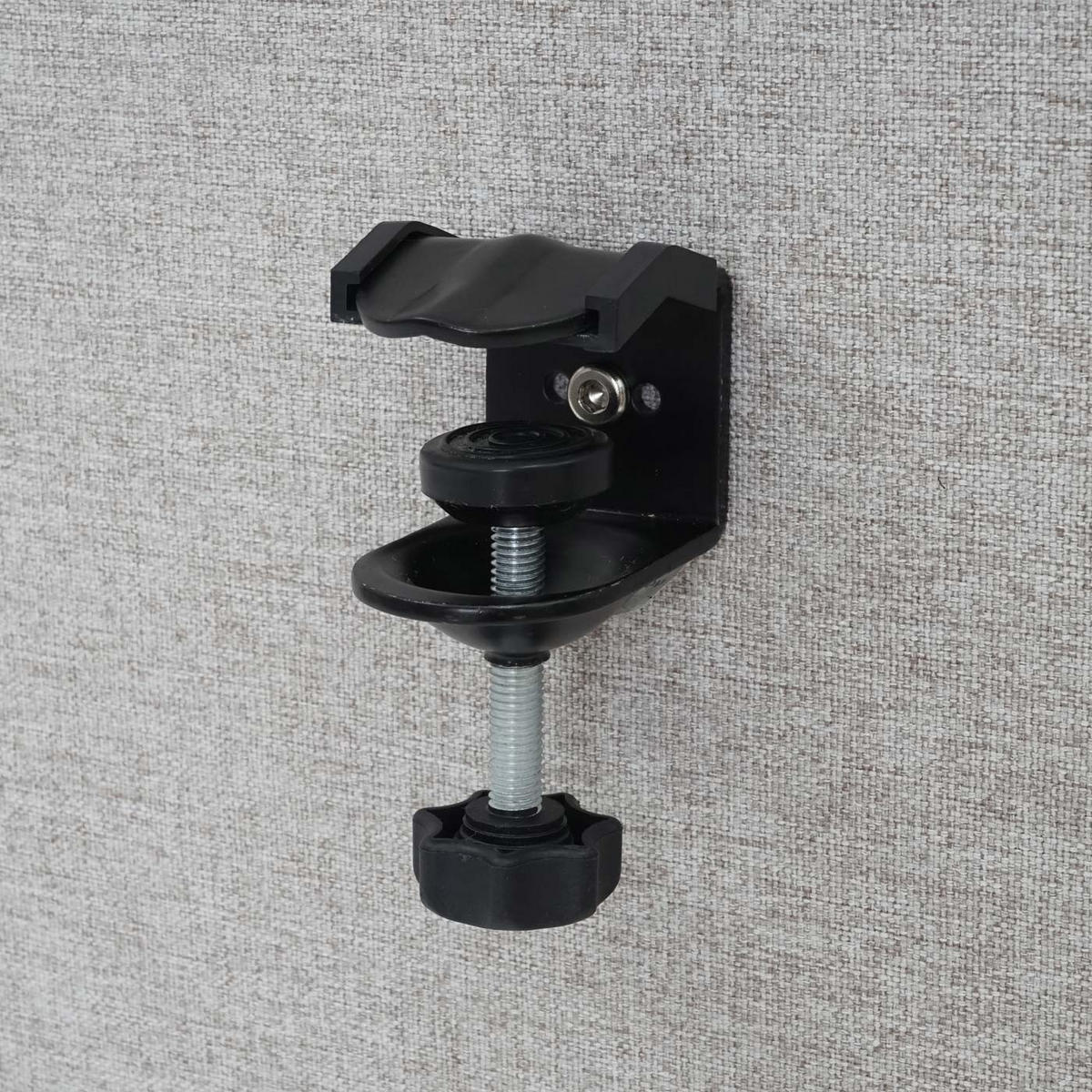 AKKUSTIK-TRENNWAND HxBxT 60x120x2cm doppelwandig Stoff Grau - Grau, Textil (2/120/60cm) - PROREGAL