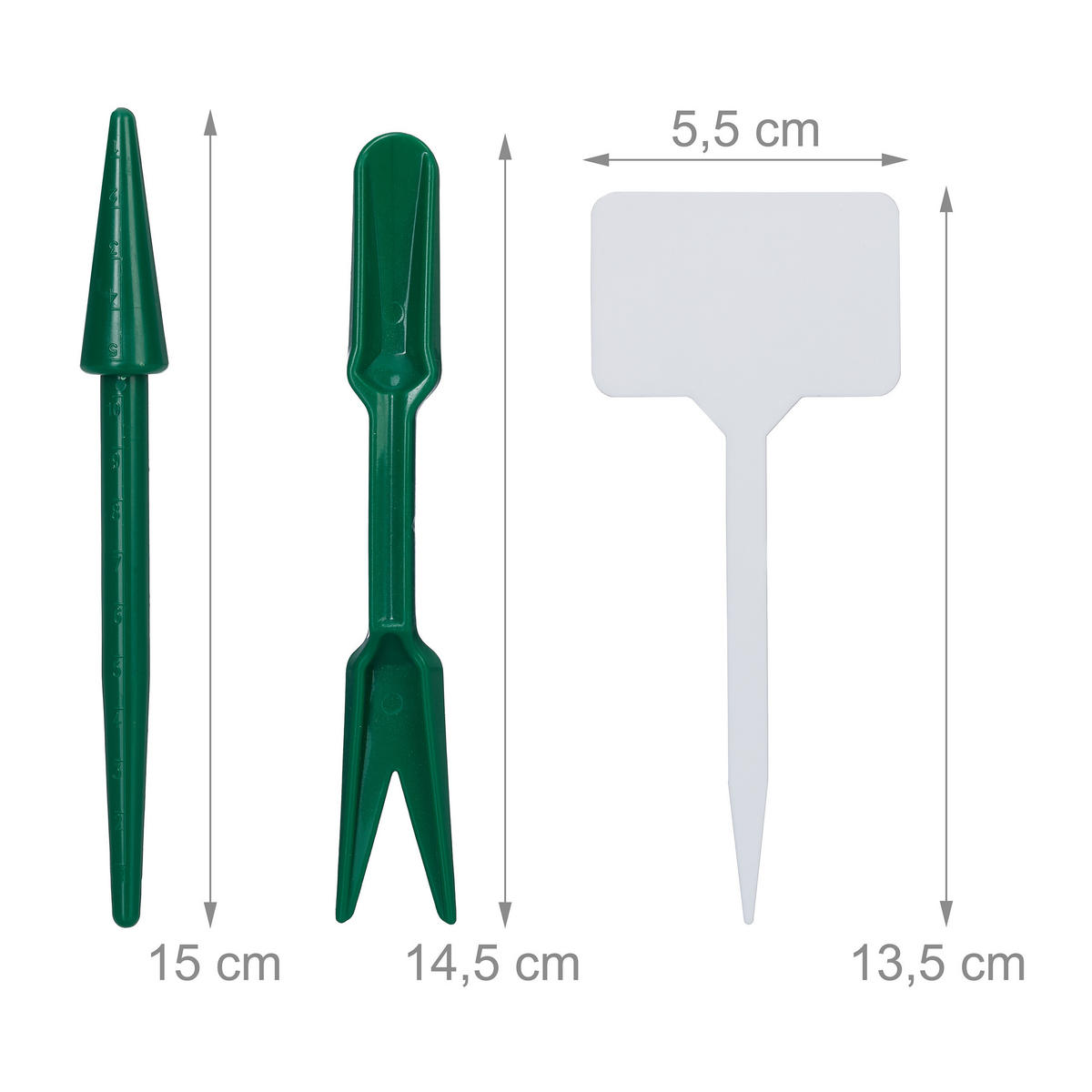 96XSAKSIJE za sadnice - višebojno, papir/plastika (8/8/8cm) - Relaxdays