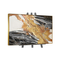 GEMÄLDE Goldene Symphonie II Schattenfugenrahmen Gold 180x120 cm - Goldfarben, Holz (180/120cm) - YS-art gallery