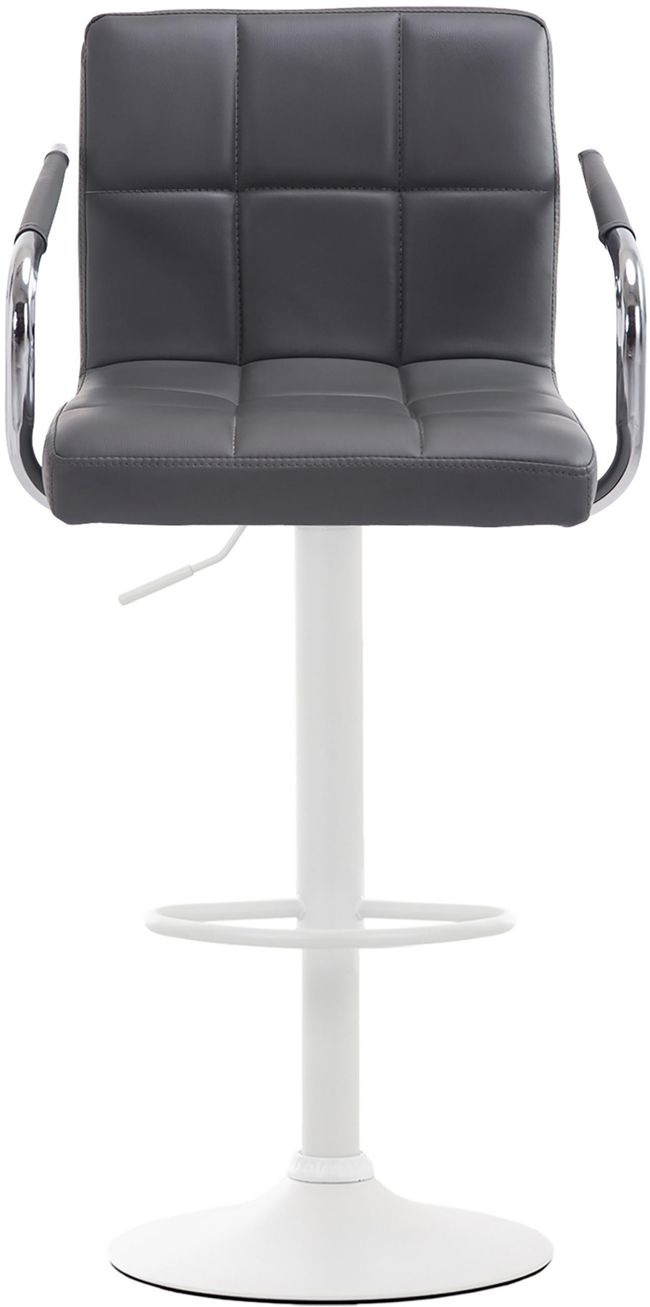 TPFLiving Barhocker Grau 54x112x46 cm