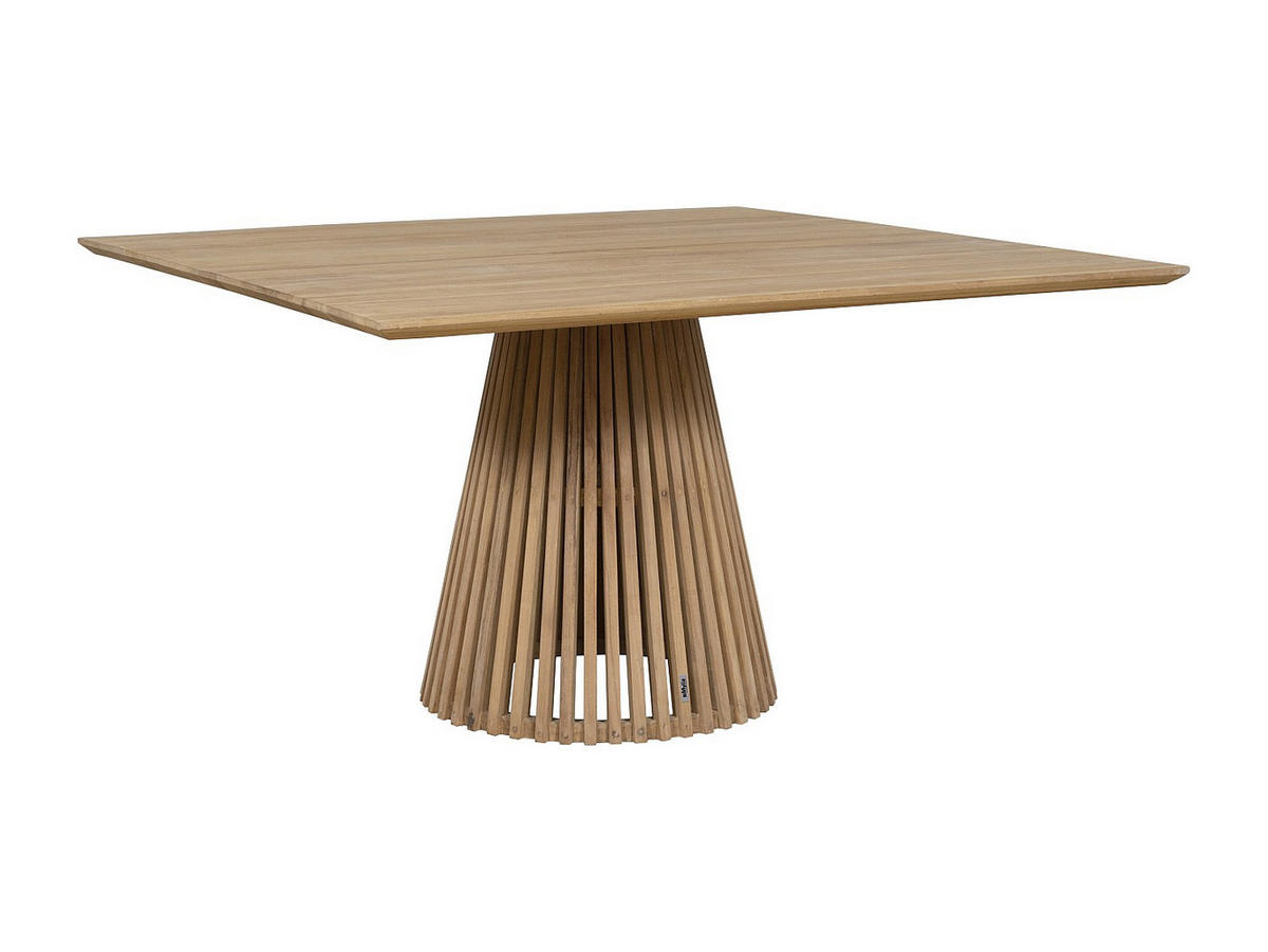GARTENTISCH - 4 Personen, 8 Personen - Holz, Platte - Naturfarben Hell - Naturfarben, Holz (135/135/75cm) - Vente-Unique
